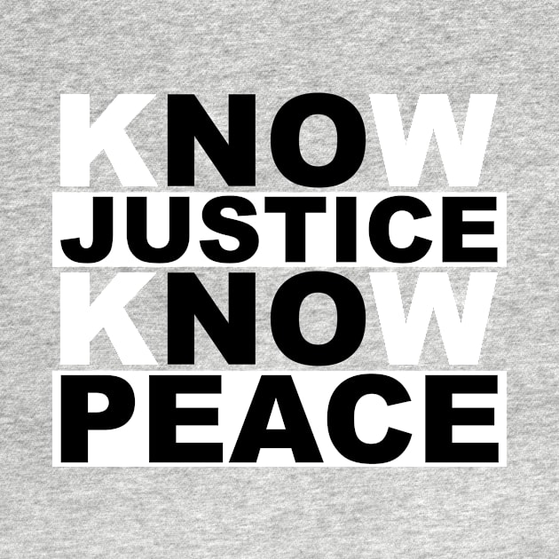 know justice know peace by polisci